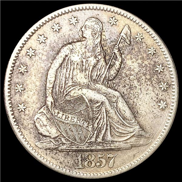 1857-O Seated Liberty Half Dollar NEARLY UNC