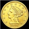 Image 1 : 1901 $2.50 Gold Quarter Eagle UNCIRCULATED