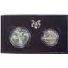 Image 2 : 1989 US Congressional Coin Set GEM (2 Coins) UNC