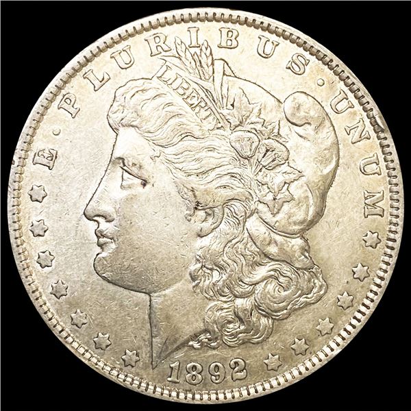 1892 Morgan Silver Dollar CLOSE UNCIRCULATED