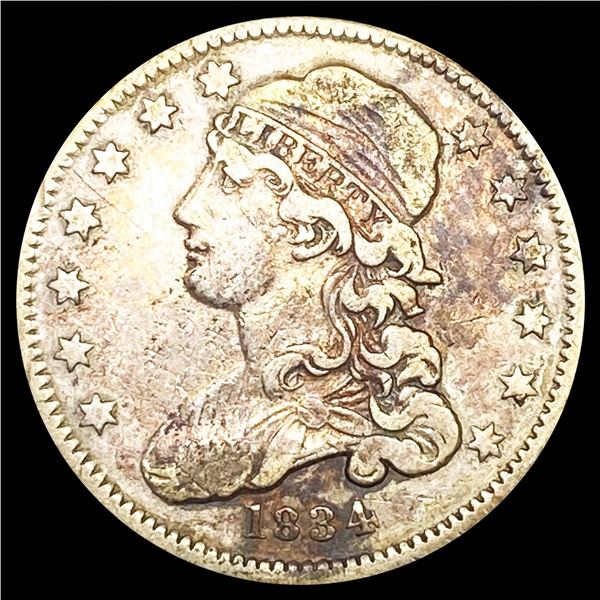 1834 Capped Bust Quarter NICE CIRCULATED