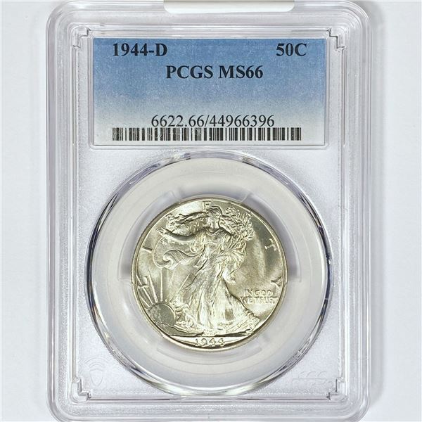 1944-D Walking Liberty Half Dollar PCGS MS66