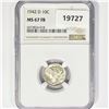 Image 1 : 1942-D Mercury Silver Dime NGC MS67 FB