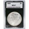 1883 Morgan Silver Dollar GG MS67