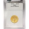 Image 1 : 1915-P $5 Gold Half Eagle BCGS MS64