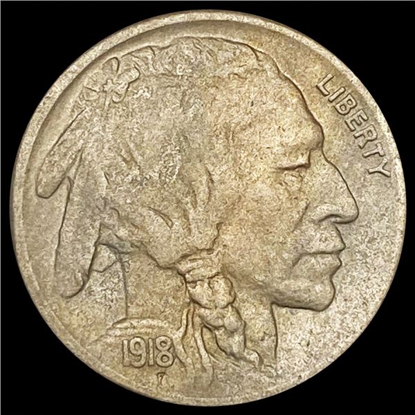 1918-S Buffalo Nickel NEARLY UNCIRCULATED