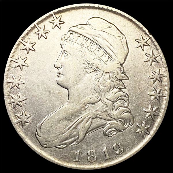 1819 0-109 Cap Bust Half Dollar R2 LIGHT CIRC