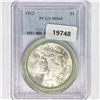Image 1 : 1922 Silver Peace Dollar PCGS MS64