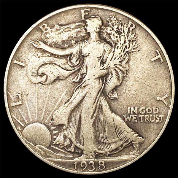 1938-S Walking Liberty Half Dollar NICE CIRC