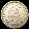 1858 Seated Liberty Quarter LIGHTLY CIRCULATED