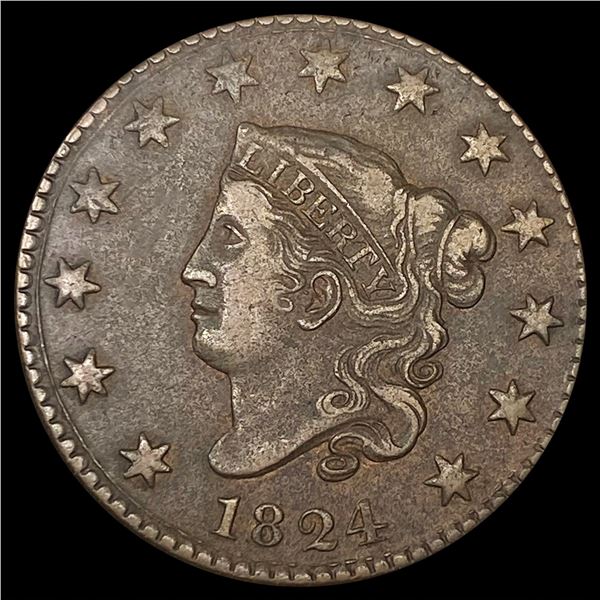 1824 Large Cent LIGHTLY CIRCULATED