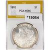 1892 Morgan Silver Dollar PGA MS66