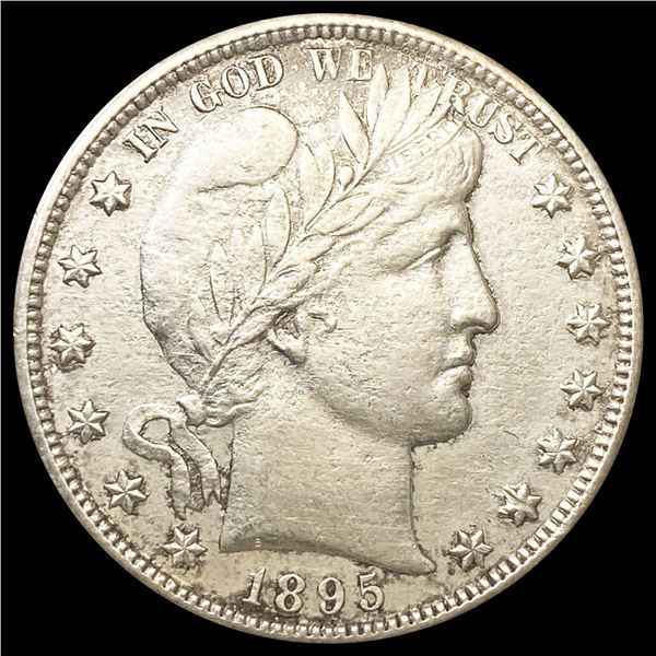 1895-S Barber Half Dollar ABOUT UNCIRCULATED