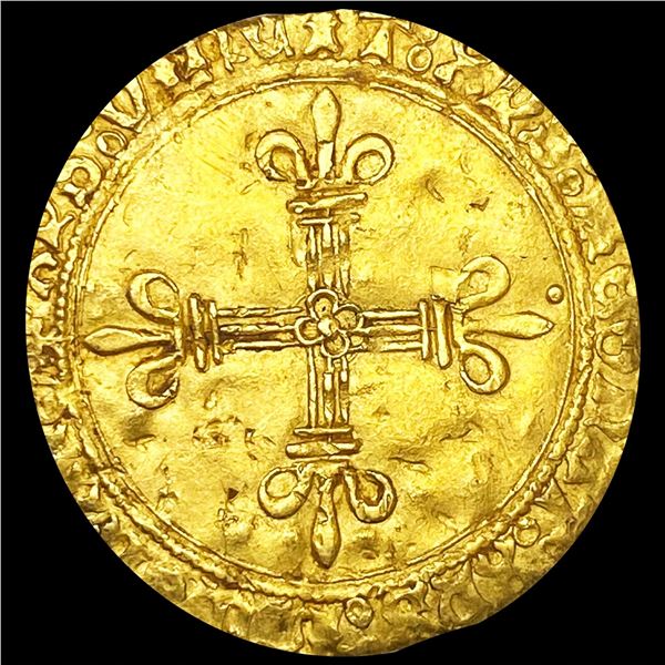 1483-98 France 3.46g Gold Ecu'Or FR-318 NICE CIRC