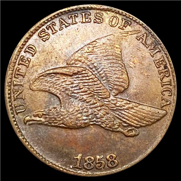 1858 Flying Eagle Cent CLOSE UNCIRCULATED