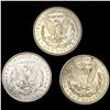 Image 2 : (3) Morgan Silver Dollars (1896, (2) 1921) UNCIRC