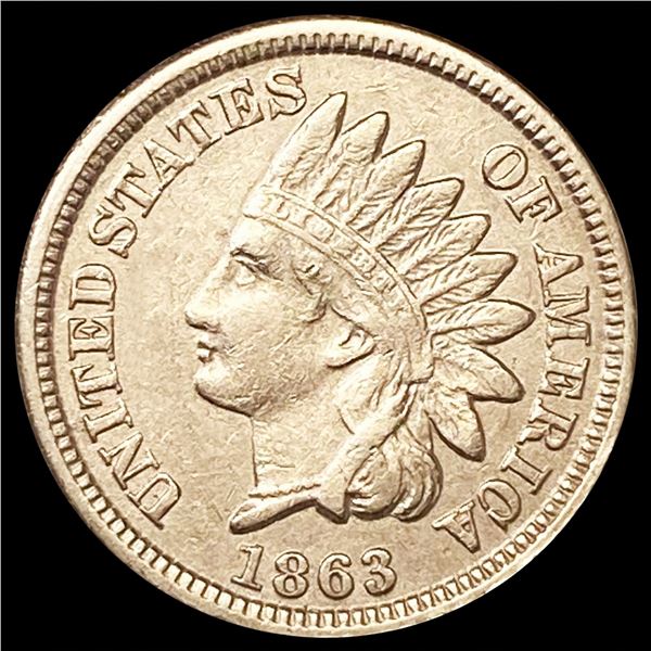 1863 Indian Head Cent CLOSE UNCIRCULATED