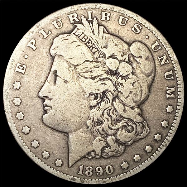 1890-CC Morgan Silver Dollar NICE CIRCULATED