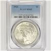 1922 Silver Peace Dollar PCGS MS65