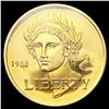 Image 1 : 1988-W .25oz Gold Commem. $5 GEM PROOF