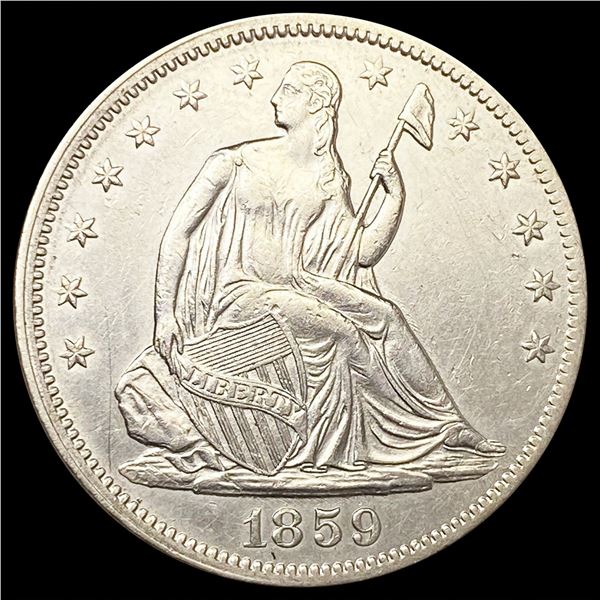 1859 Seated Liberty Half Dollar UNCIRCULATED