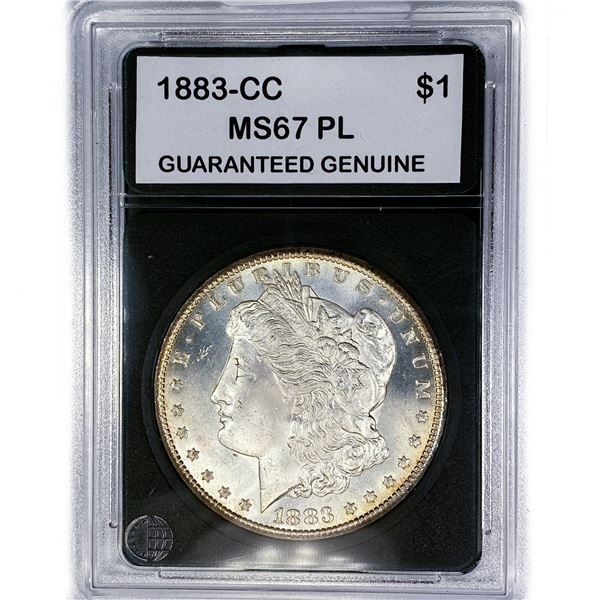 1883-CC Morgan Silver Dollar GG MS67 PL