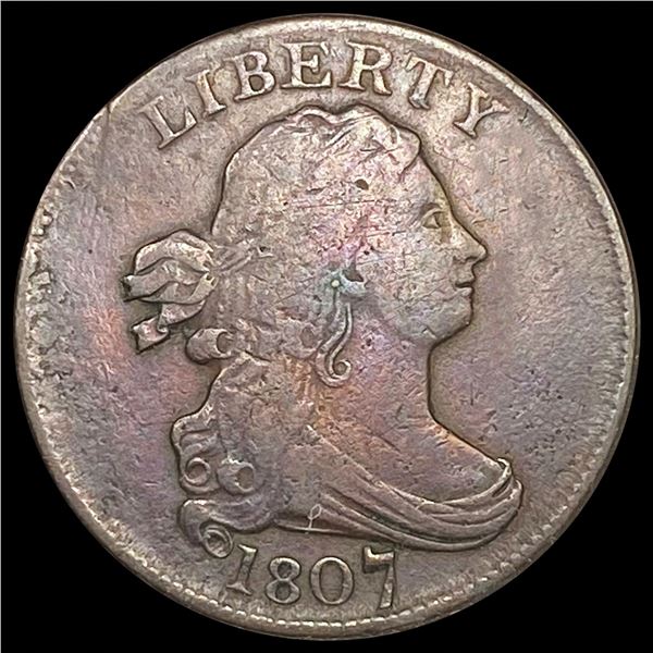 1807 Draped Bust Half Cent NICE CIRCULATED