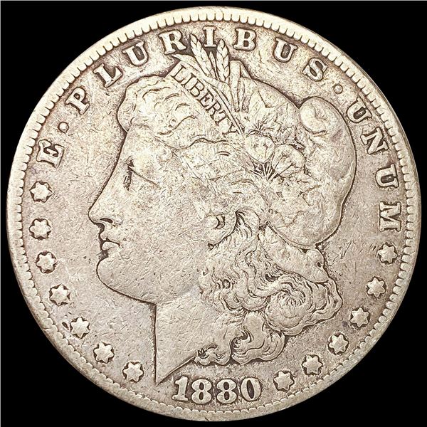 1880-CC Morgan Silver Dollar LIGHTLY CIRCULATED