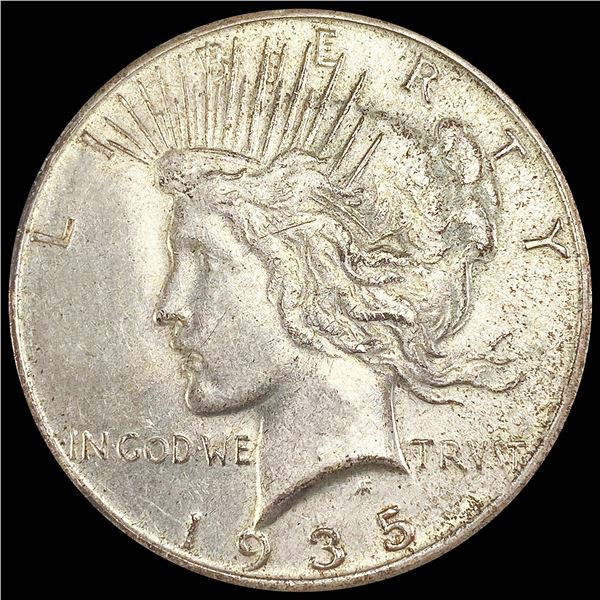 1935-S Silver Peace Dollar CLOSE UNCIRCULATED