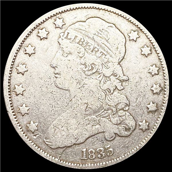 1835 Capped Bust Quarter NICE CIRCULATED