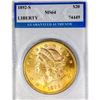 1892-S $20 Gold Double Eagle INCG MS64