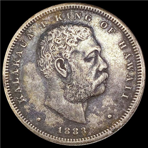 1883 Kingdom of Hawaii Half Dollar CLOSE UNC