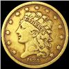 1834 $5 Gold Half Eagle NICE CIRCULATED
