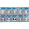 10 2021-W American Silver Eagles ICG-PR70 DCAM