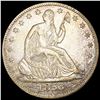 1853-O Arws & Rays Seated Liberty Half Dollar UNC
