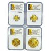 Image 1 : 2014 Set (4) $5, $10, $25, $50 AGE NGC MS69