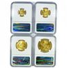 Image 2 : 2014 Set (4) $5, $10, $25, $50 AGE NGC MS69