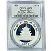 Image 2 : 2020 10 Yn China Panda Silver PCGS MS70 1st Day