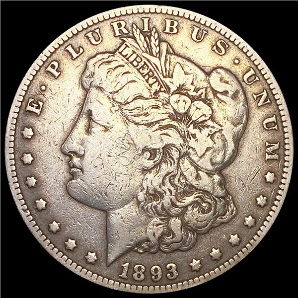 1893-CC Morgan Silver Dollar NICE CIRCULATED