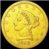 1852 $2.50 Gold Quarter Eagle NICE CIRCULATED