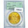 1908 $20 Gold Double Eagle PCGS MS62 No Motto