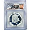 Image 1 : 2024 1oz Silver MAGA King Trump ICG BU DCAM
