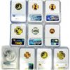 Image 2 : 1999-2018 Set (10) Misc Graded Coins PF, MS