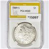 1889-S Morgan Silver Dollar PGA MS60