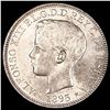 Image 1 : 1895 Puerto Rico Silver 1 Peso UNCIRCULATED