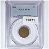 Image 1 : 1866 Indian Head Cent PCGS XF40