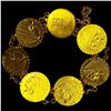 Image 1 : 7 Coin $2.5 Gold Bracelet (48.3g) HIGH GRADE