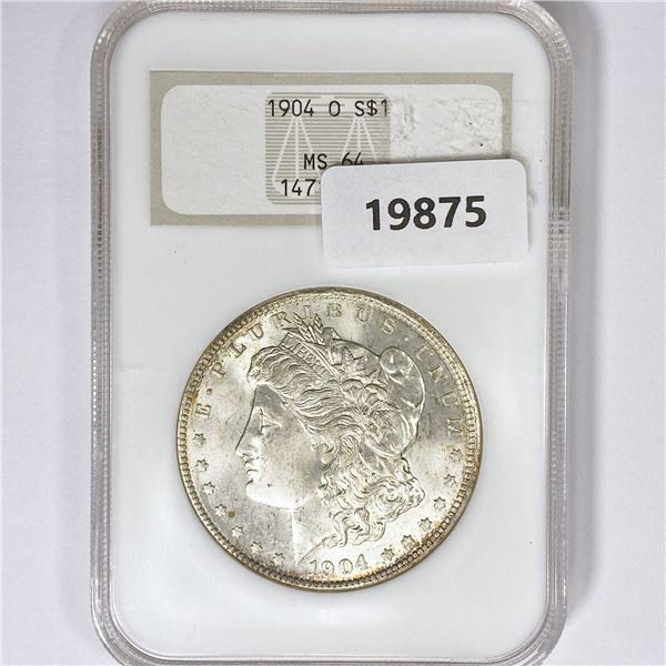 1904-O Morgan Silver Dollar NGC MS64