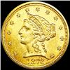 Image 1 : 1873 $2.50 Gold Quarter Eagle UNCIRCULATED