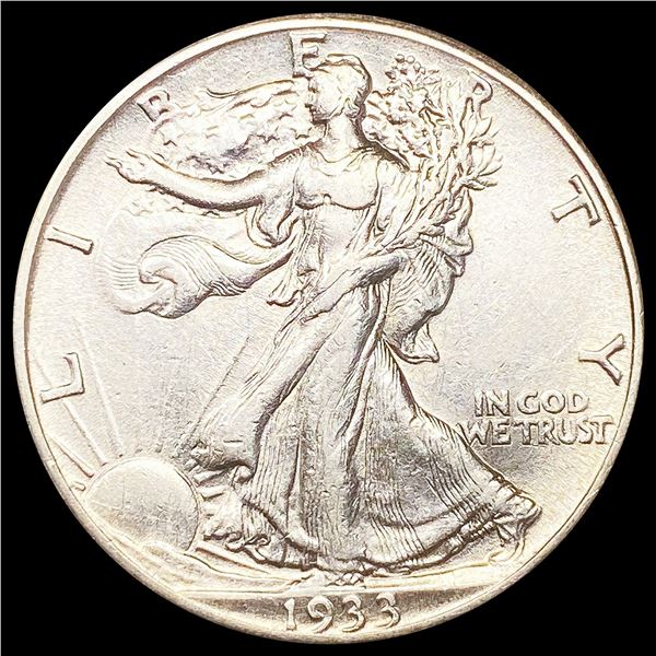 1933-S Walking Liberty Half Dollar CLOSE UNC